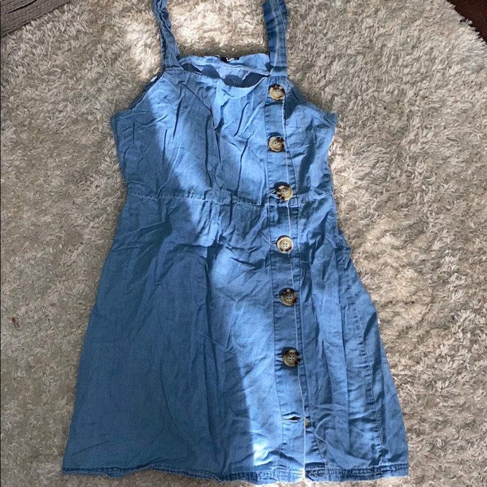 Jean mini dress size S